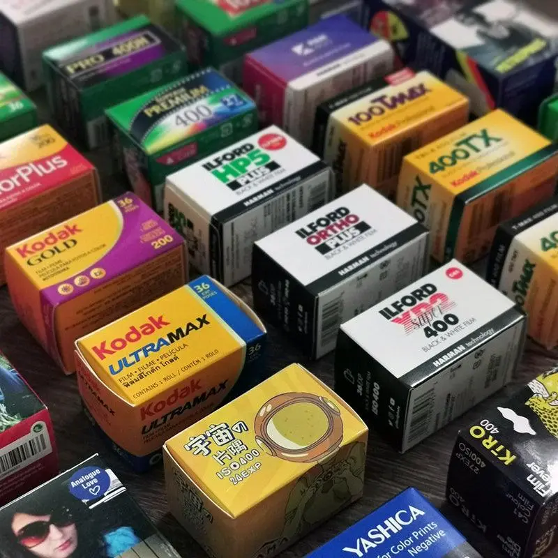 Fotografía analógica, rollos